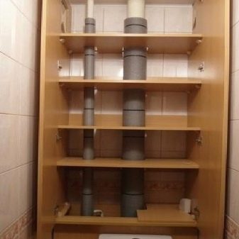 Как самостоятельно изготовить шкаф в туалет?