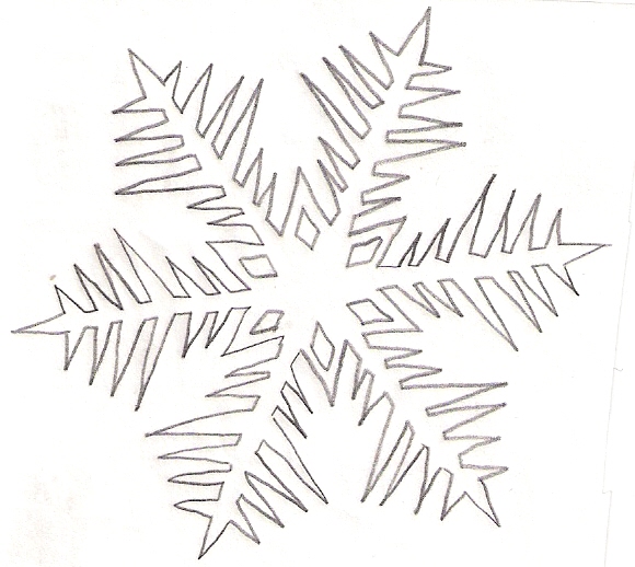 Трафареты Снежинок для вырезания из бумаги – новые вытынанки!