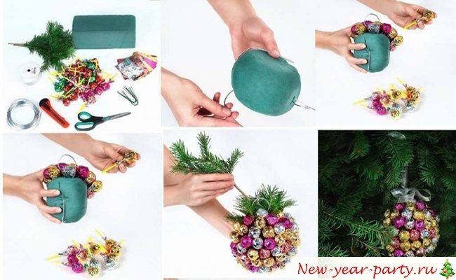 Как сделать новогодние шары? Фото-идеи и мастер-классы