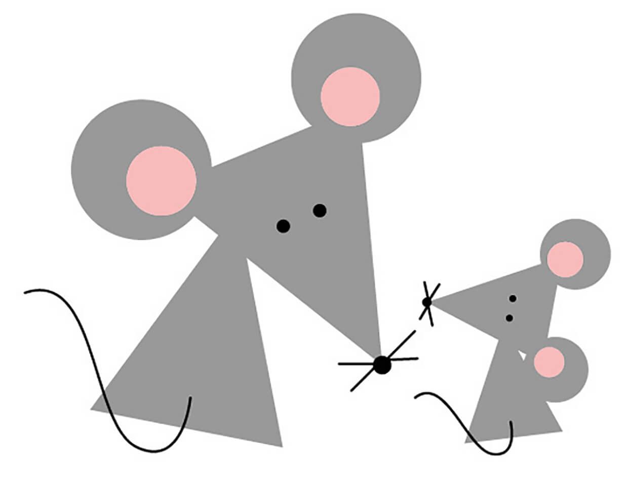 Аппликация в виде Крысы – фото, идеи, шаблоны
