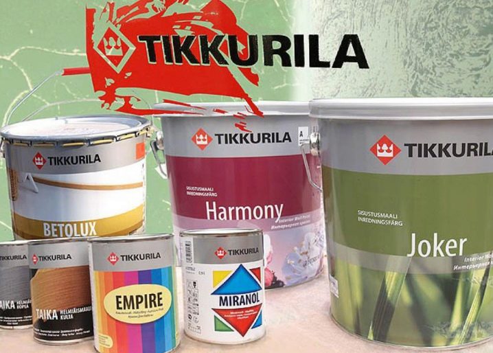 Краски Tikkurila: виды и область применения